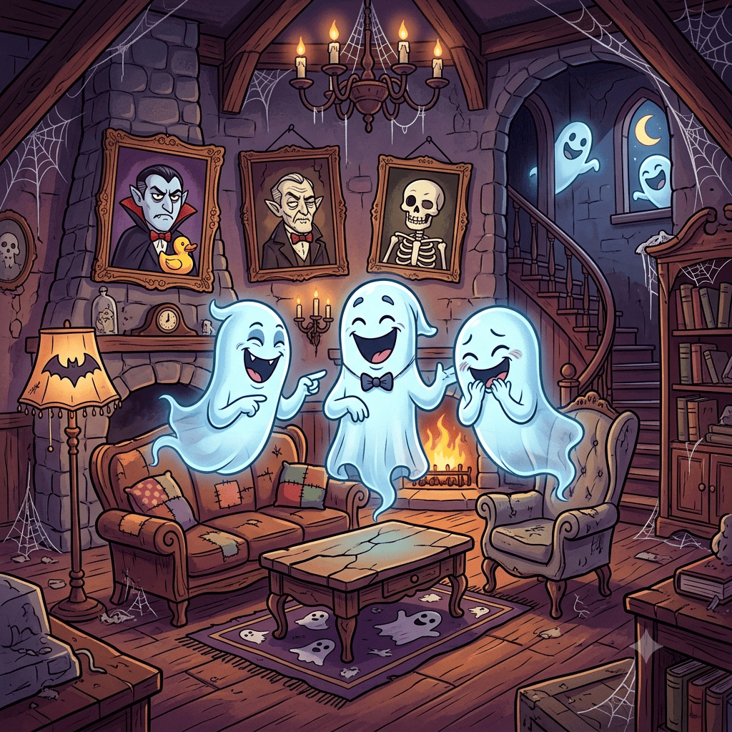 chistes de fantasmas y casas embrujadas divertidas